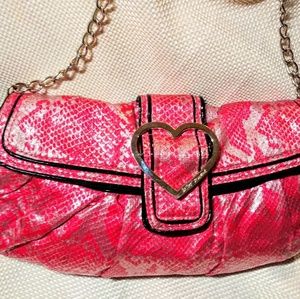 Pink Betsey Jhonson purse handbag